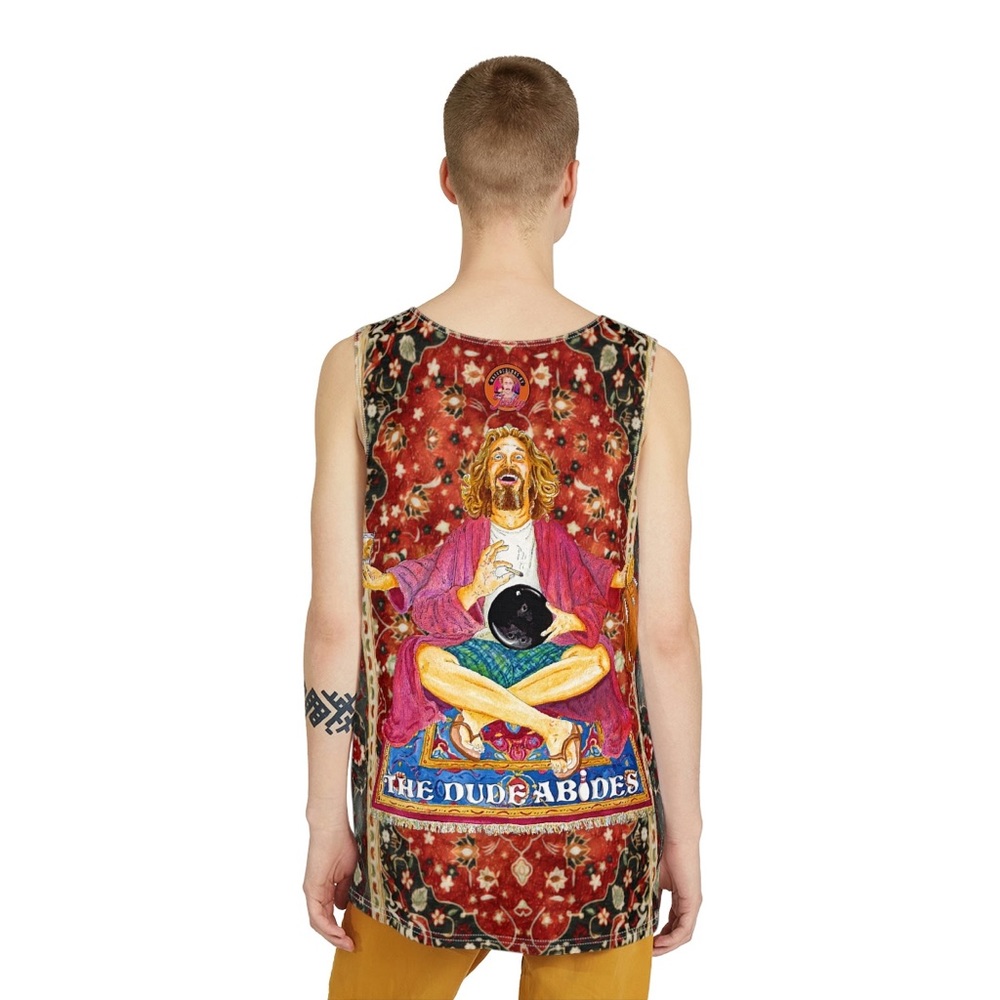 The Dude Abides Oversized Tank - Big Lebowski Zen Dude Persian Rug Artisan Top